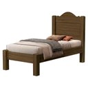 Ver imagem 1 de Cama Solteiro Mdf 205x96 Cm Thalia Castanho Decmade