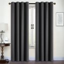 Ver imagem 5 de Cortina Blackout 2,80 X 2,20 Franzida Padrao para Sala Ilhos Corta Luz Cor Preto