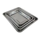 Ver imagem 1 de Assadeira Retangular Aluminio Kit 4 Forma Assar Bolo Pao Forno Cozinha