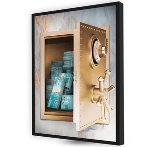 Quadro Grande Decoração Home Office Elegante Moderno Revenda:Guardando Sonhos