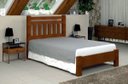 Ver imagem 1 de Cama Queen Size Bari de Madeira Maciça Tauari - Cor Castanho