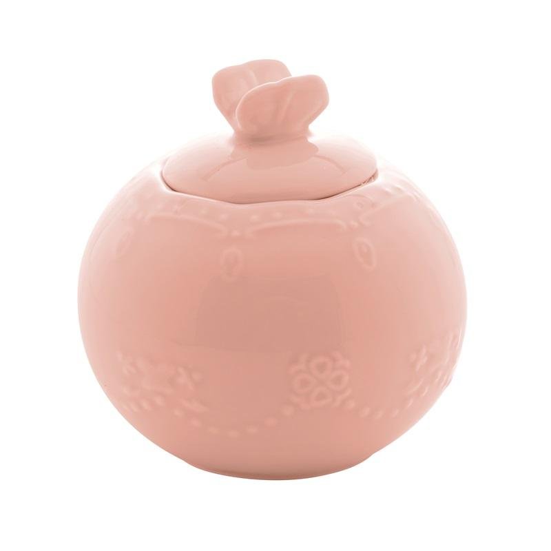 Conjunto 3 Peças Wolff Porcelana P/cha Butterfly Rosa 28744 - 4