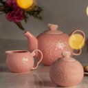 Ver imagem 7 de Conjunto 3 Peças Wolff Porcelana P/cha Butterfly Rosa 28744