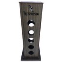 Ver imagem 2 de Torre Giratória Porta Capsulas Nespresso Mdf Cor Amadeirada:Nespresso