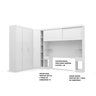 Guarda Roupas Modulado Genova Plus Multi Medidas King/queen/convencional -batrol:branco - 2