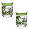 Conjunto 2 Copos Vidro Com Tampa Do Hulk Marvel Original - 2
