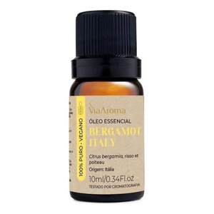 Óleo Essencial Bergamot Italy 10 Ml - Bergamota - Via Aroma 100% Natural