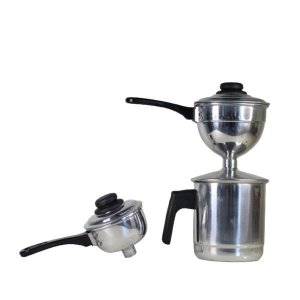 Cuscuzeiro individual nordestino duas porções não inox