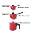 Ver imagem 2 de Cuscuzeiro Individual Vermelho para Duas Pessoas 3 Unidades