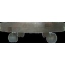 Ver imagem 6 de Suporte em Madeira para Vasos e Botijão 30x30cm com Rodinhas