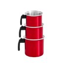Ver imagem 1 de Conjunto de Leiteiras Master Canecão Rubi Resistente Kit 3un