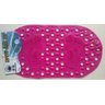 Tapete Banheiro Banho Box Antiderrapante Ventosas Pé 33x66: Rosa - 1