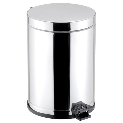 Lixeira Inox Com Pedal Cozinha Banheiro 10,5L Recip. Interno Plástico Viel 3567