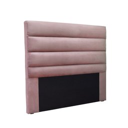 Cabeceira Casal 140cm Greta Veludo Lilás - Lucadi Home - 1