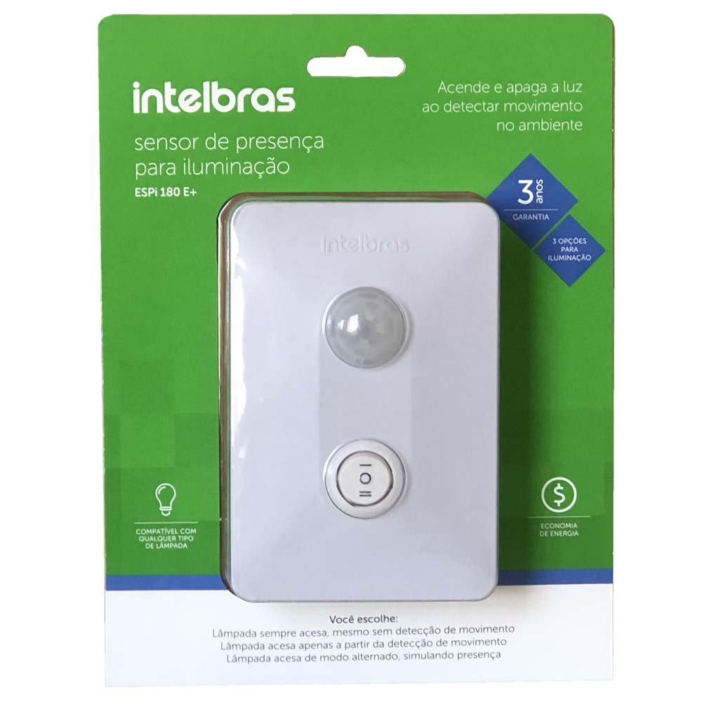 Kit 5 Interruptores Sensor De Presença Iluminação Espi 180e ...