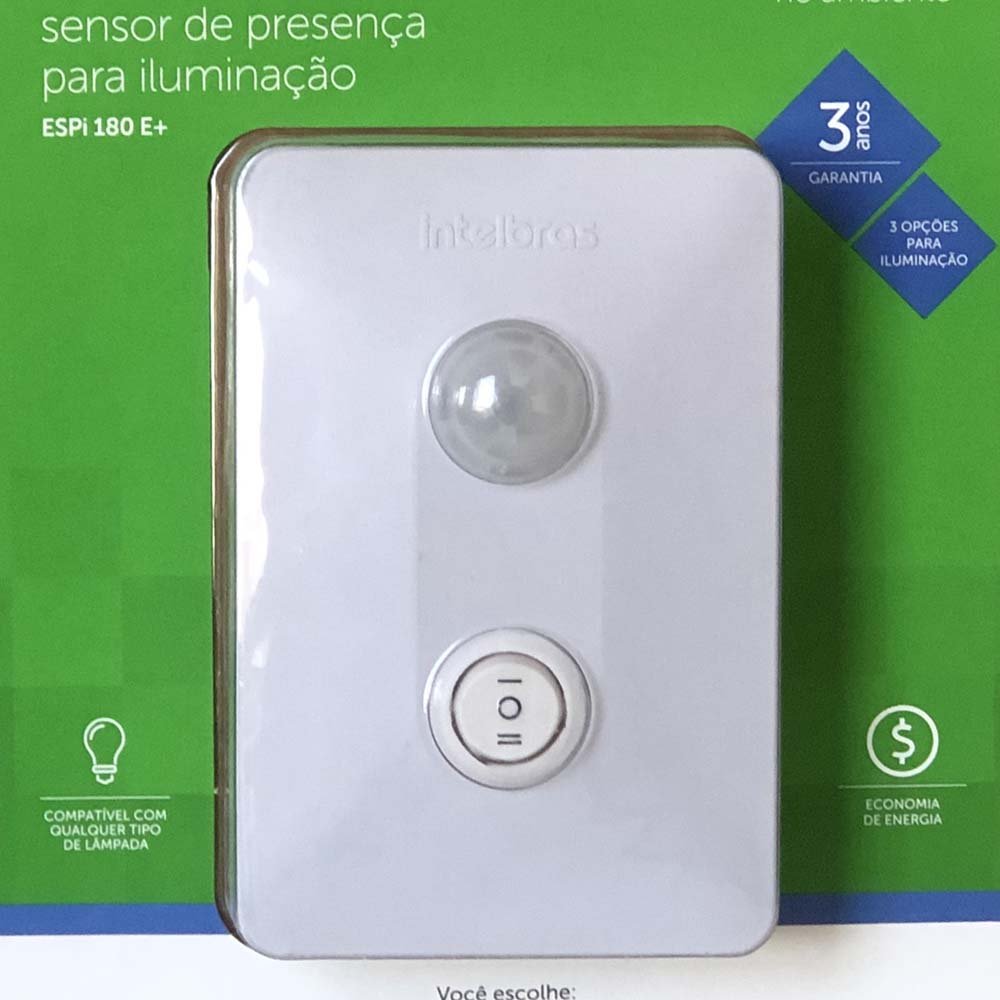 Kit 5 Interruptores Sensor De Presença Iluminação Espi 180e ...