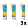 Kit 3 Cola Fixtudo Branco Quartzolit 400G - 1