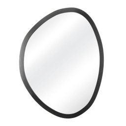 Espelho Decorativo Orgânico Preto 50x64 cm - 1