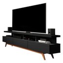 Ver imagem 2 de Rack Vivare 180cm Wood Black - Giga Móveis