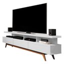 Ver imagem 2 de Rack Vivare 180cm Wood Branco Acetinado - Giga Móveis