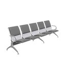 Ver imagem 1 de Cadeira Longarina Cromada 5 Lugares com Estofado