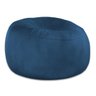 Puff Gigante Redondo sem Enchimento Suede 80cm Azul - 2