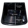 Tanque de Lavanderia Com Tanque De Fibra Grande 40 Litros Cor:Tanque Preto - 4