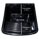 Ver imagem 4 de Tanque de Lavanderia Com Tanque De Fibra Grande 40 Litros Cor:Tanque Preto