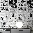 Ver imagem 2 de Papel de Parede Adesivo Autocolante Lavável Anime Mangá Boruto 1mx50cm