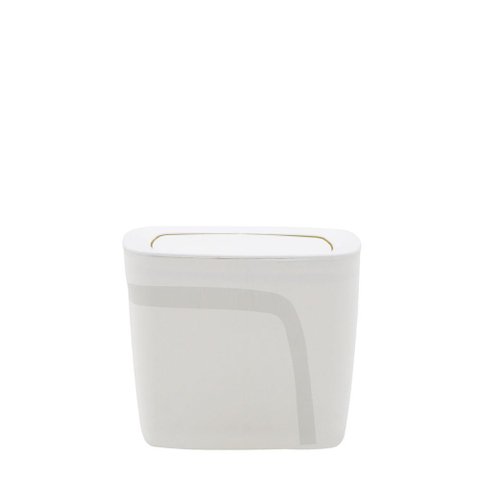 Lixeira Tramontina Compact em Polipropileno Branco com Tampa Basculante 6,5 L