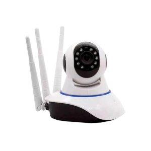 Câmera sem Fio 360 Wifi P2P HD 720P 3 Antenas App Yoosee