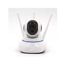 Câmera sem Fio 360 Wifi P2P HD 720P 3 Antenas App Yoosee - 2