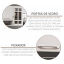 Ver imagem 5 de Cozinha Modulada Compacta Fidelitá Viena 4 Peças 260cm 11 Portas 3 Gavetas com Tampo