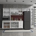 Ver imagem 3 de Cozinha Modulada Completa Fidelitá Viena 5 Peças 295cm 13 Portas 3 Gavetas Com Tampo