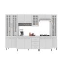 Ver imagem 3 de Cozinha Modulada Completa Fidelitá Viena 6 Peças 295cm 15 Portas 3 Gavetas com Tampo