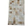 Tapete de Couro Quadriculado 2,00 X 1,50 M Bege Malhado - 3