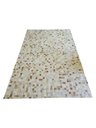 Ver imagem 2 de Tapete de Couro Quadriculado 2,00 x 1,50 m Bege Malhado