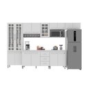 Ver imagem 3 de Cozinha Completa Fidelitá Viena 6 Peças 330cm 15 Portas 3 Gavetas com Tampo