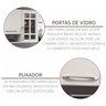 Cozinha Modulada Completa Fidelitá Viena 6 Peças 330cm 15 Portas 3 Gavetas com Tampo - 5