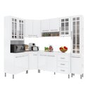 Ver imagem 2 de Armário de Cozinha Modulada Completa Fidelitá Viena 6 Peças 375cm 14 Portas 3 Gavetas com Tampo