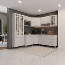 Ver imagem 1 de Cozinha Modulada Completa Fidelitá Viena 7 Peças 410cm 16 Portas 3 Gavetas com Tampo