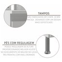 Ver imagem 6 de Cozinha Modulada Completa Fidelitá Viena 9 Peças 515cm 20 Portas 3 Gavetas com Tampo
