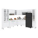 Ver imagem 2 de Armário de Cozinha Modulada Completa Fidelitá Viena 9 Peças 515cm 20 Portas 3 Gavetas com Tampo
