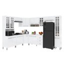 Ver imagem 2 de Armário de Cozinha Modulada Completa Fidelitá Viena 9 Peças 515cm 20 Portas 3 Gavetas com Tampo