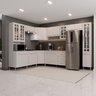 Cozinha Modulada Completa Fidelitá Viena 9 Peças 515cm 20 Portas 3 Gavetas com Tampo - 1