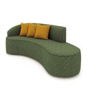Ver imagem 3 de Sofá 2 Lugares Orgânico 220cm Morgan Napoli Impermeável Verde/amarelo D03 - D'rossi