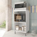 Ver imagem 3 de Balcão de Cozinha Modulado para Forno e Microondas Fidelitá Verona 65cm 2 Portas