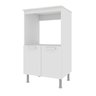 Balcão de Cozinha Modulado para Forno e Microondas Fidelitá Verona 65cm 2 Portas - 2