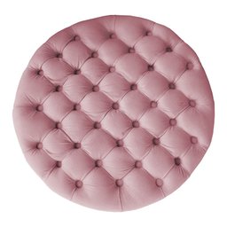 Puff Amora 1 Metro Suede Turqueza SLK Decor Amara Rosa Claro - 2