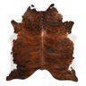 Tapete de Couro de Boi com Pelo Pele Natural Vizapi Vs372A G 2,30Mx2,40M Exotico Tigrado Barriga - 1